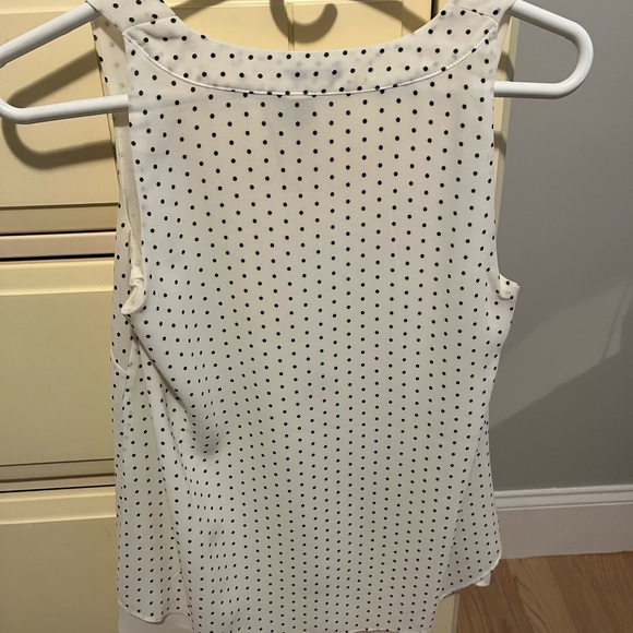 Pretty dotted black and white tank top - Picture 2 of 3